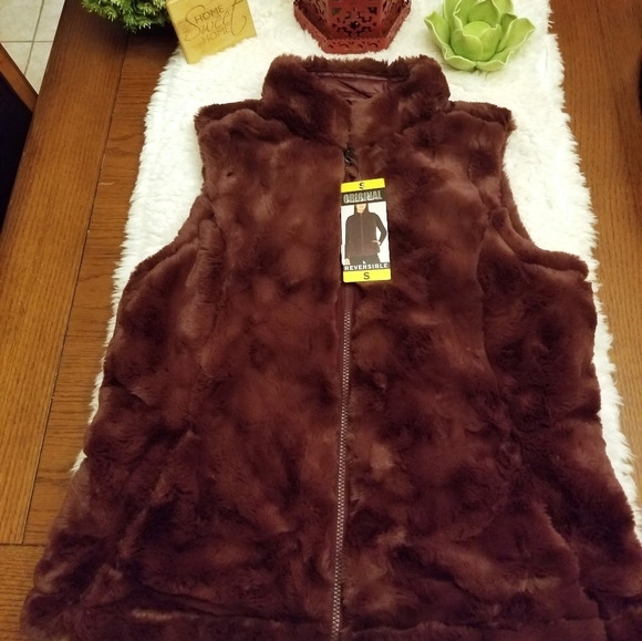 Nicole Miller Reversible Vest - Size S - Picture 1 of 8